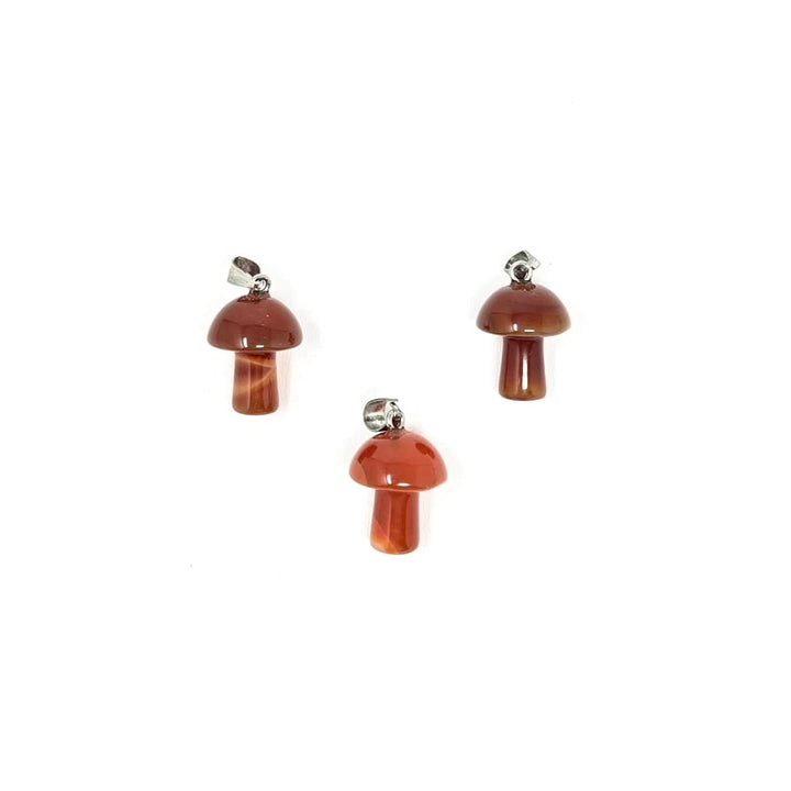Carnelian Mushroom Pendant 3/4 Inch | The Harmony Store Pendant