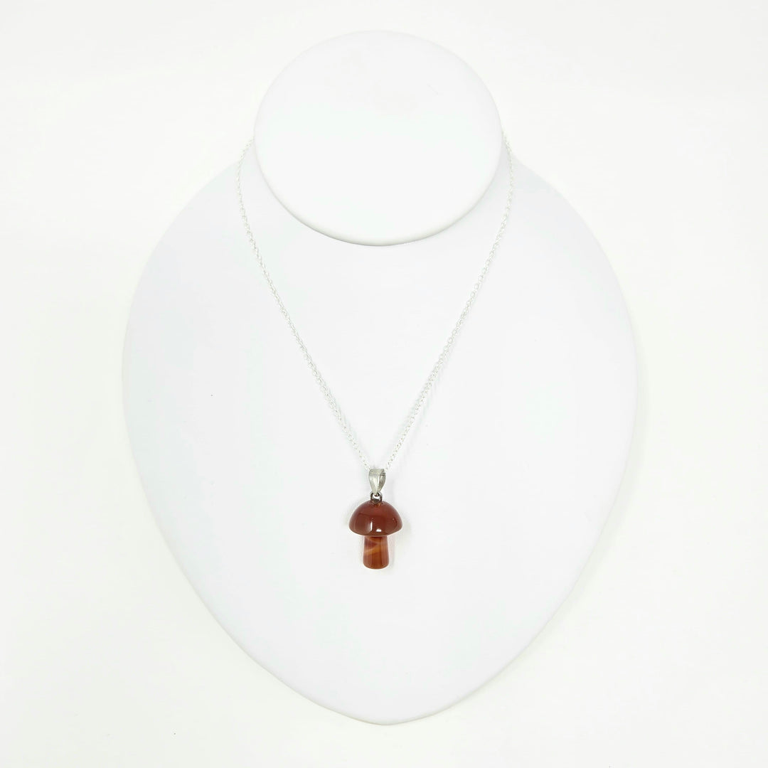 Carnelian Mushroom Pendant 3/4 Inch | The Harmony Store Pendant