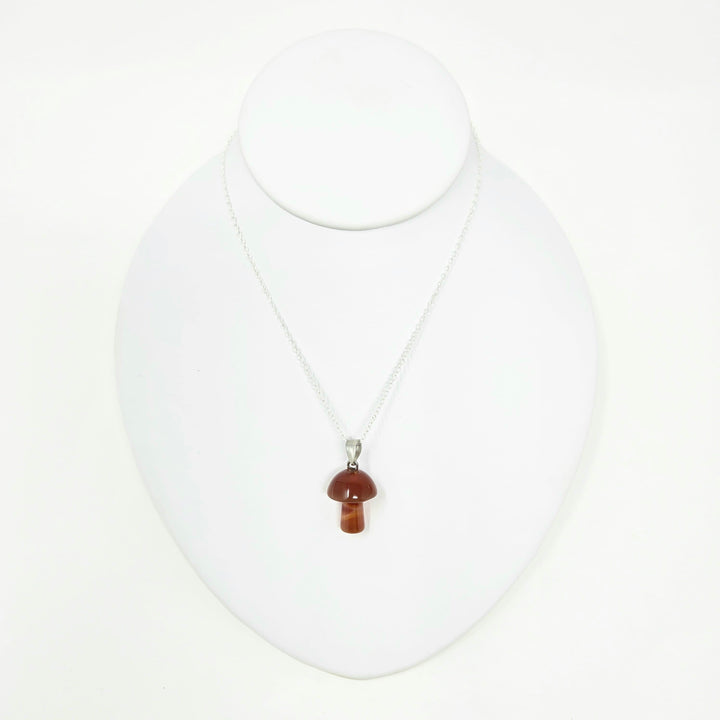 Carnelian Mushroom Pendant 3/4 Inch | The Harmony Store Pendant