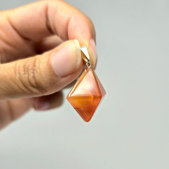 Carnelian Pyramid Pendant | The Harmony Store