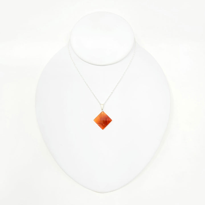 Carnelian Pyramid Pendant | The Harmony Store