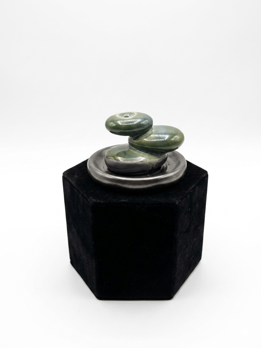 Ceramic Stones Backflow Incense Burner | The Harmony Store Incense Holder