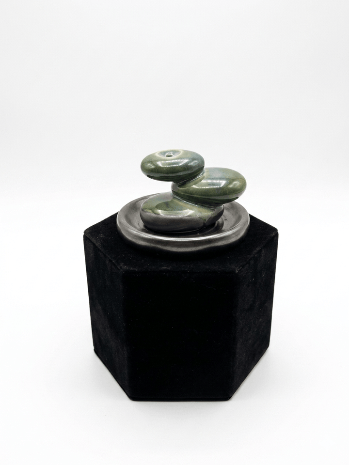 Ceramic Stones Backflow Incense Burner | The Harmony Store Incense Holder