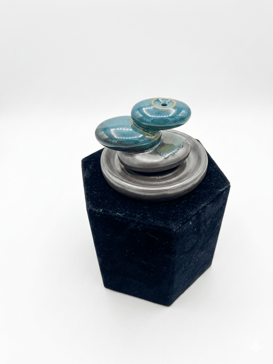 Ceramic Stones Backflow Incense Burner | The Harmony Store Incense Holder