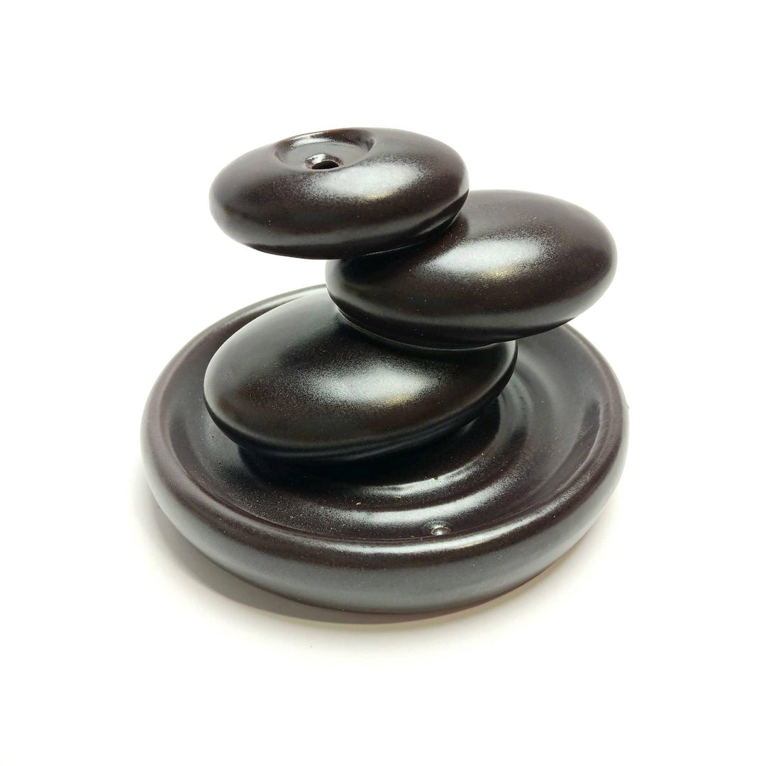 Ceramic Stones Backflow Incense Burner | The Harmony Store Incense Holder