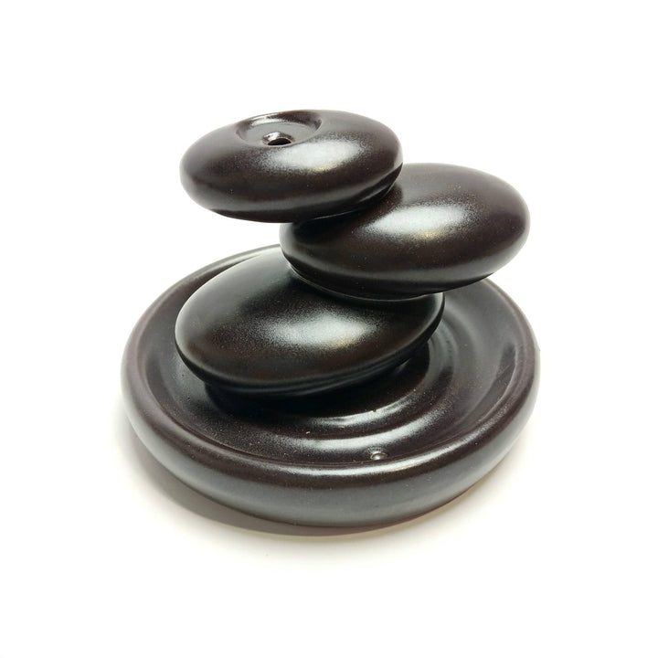 Ceramic Stones Backflow Incense Burner | The Harmony Store Incense Holder