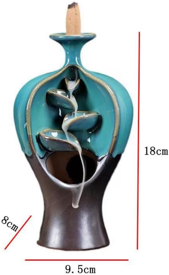 Ceramic Vase Backflow Incense Burner | The Harmony Store Incense