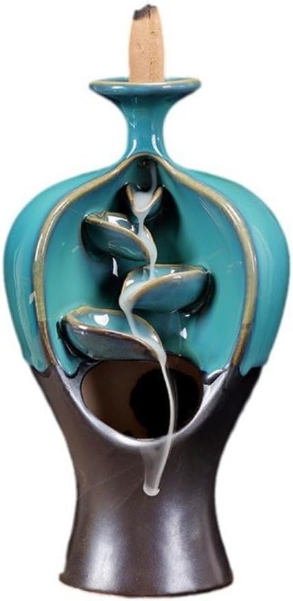 Ceramic Vase Backflow Incense Burner | The Harmony Store Incense