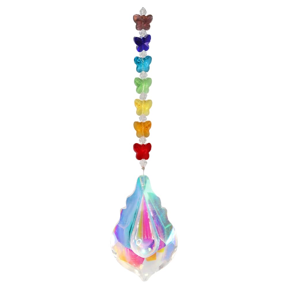 Chakra Butterfly Crystal Sun Catcher | The Harmony Store Chakra