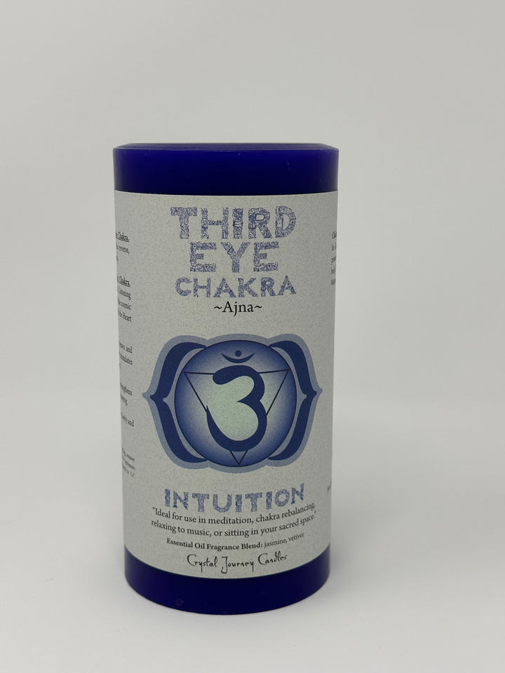 Chakra Pillars Crystal Journey Candles | The Harmony Store Candle