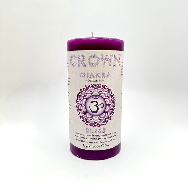 Chakra Pillars Crystal Journey Candles | The Harmony Store Candle