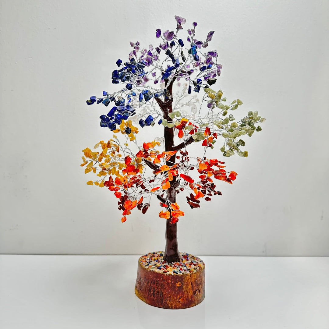7 Chakras Wire Gem Tree XL 700 Beads | The Harmony Store Chakra : XL 700 Beads