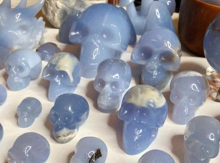 Chalcedony Crystal Skull | The Harmony Store Skull