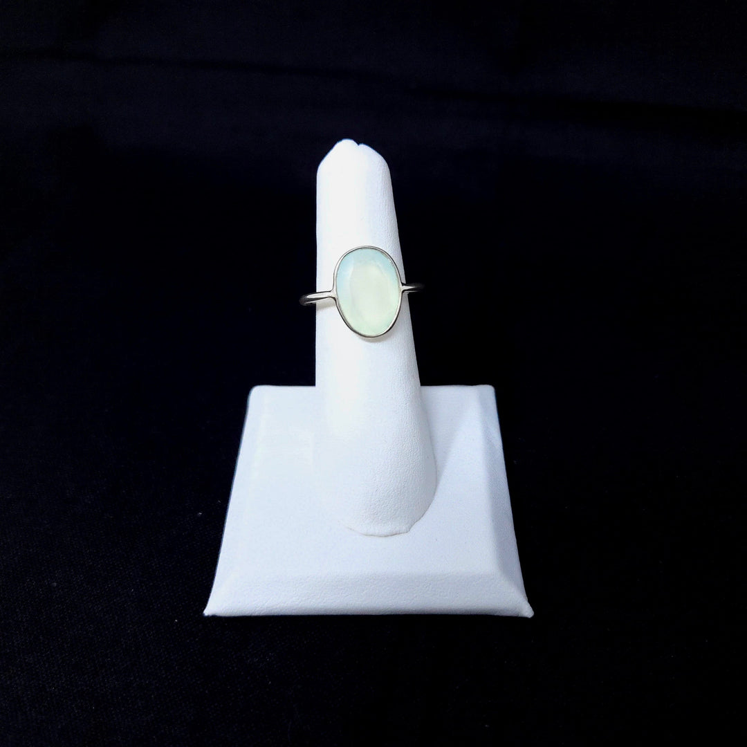 Chalcedony Flat Faceted 925 Ring | The Harmony Store Ring