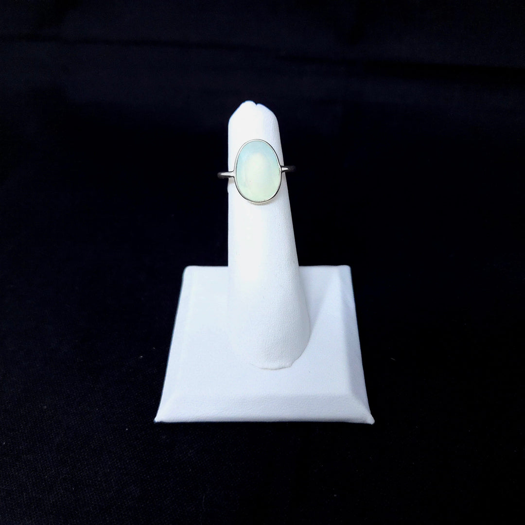 Chalcedony Flat Faceted 925 Ring | The Harmony Store Ring