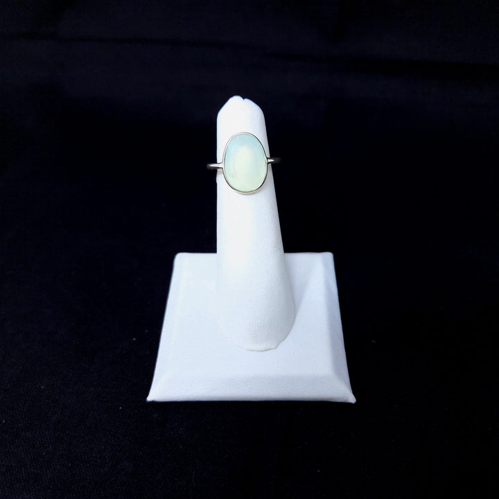 Chalcedony Flat Faceted 925 Ring | The Harmony Store Ring