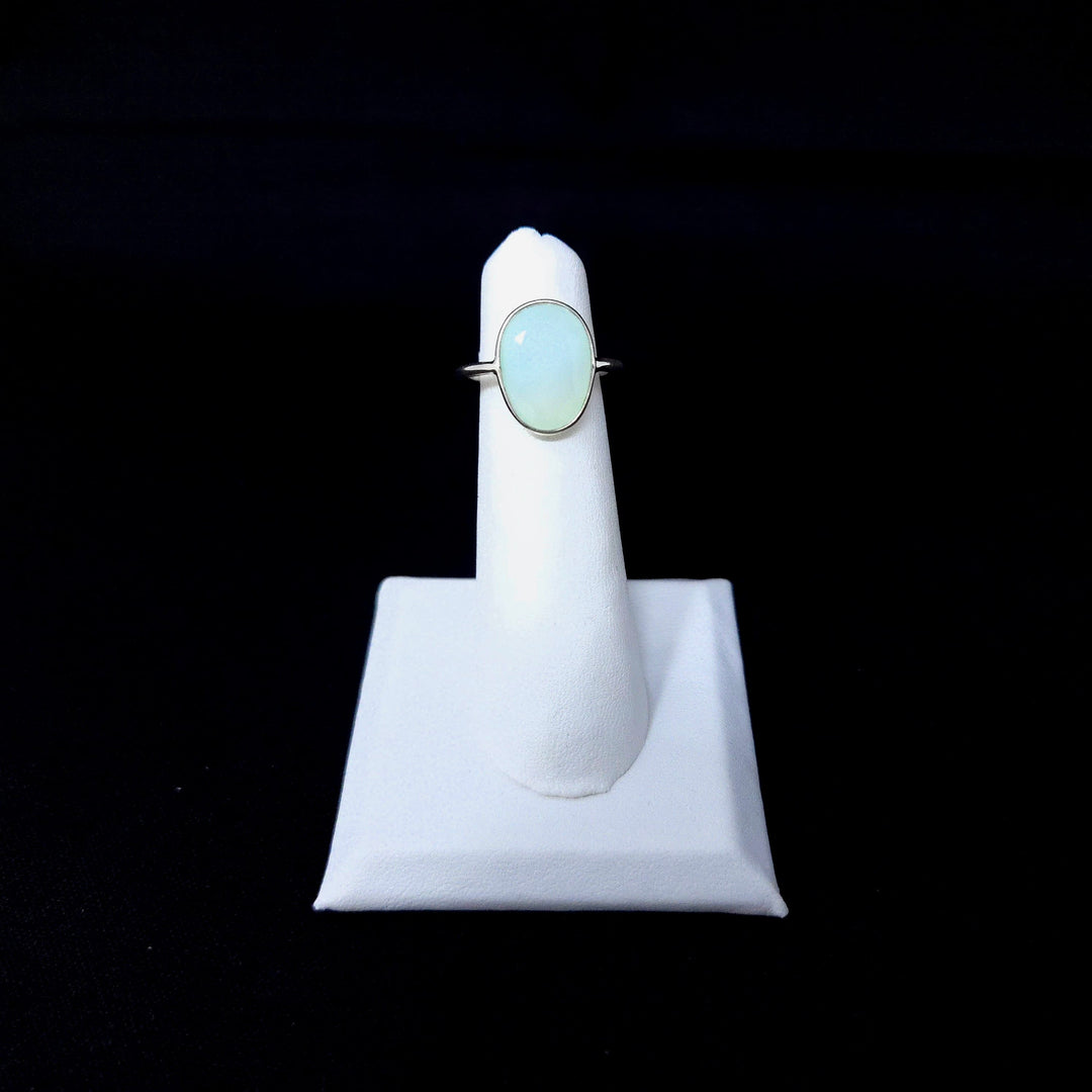 Chalcedony Flat Faceted 925 Ring | The Harmony Store Ring