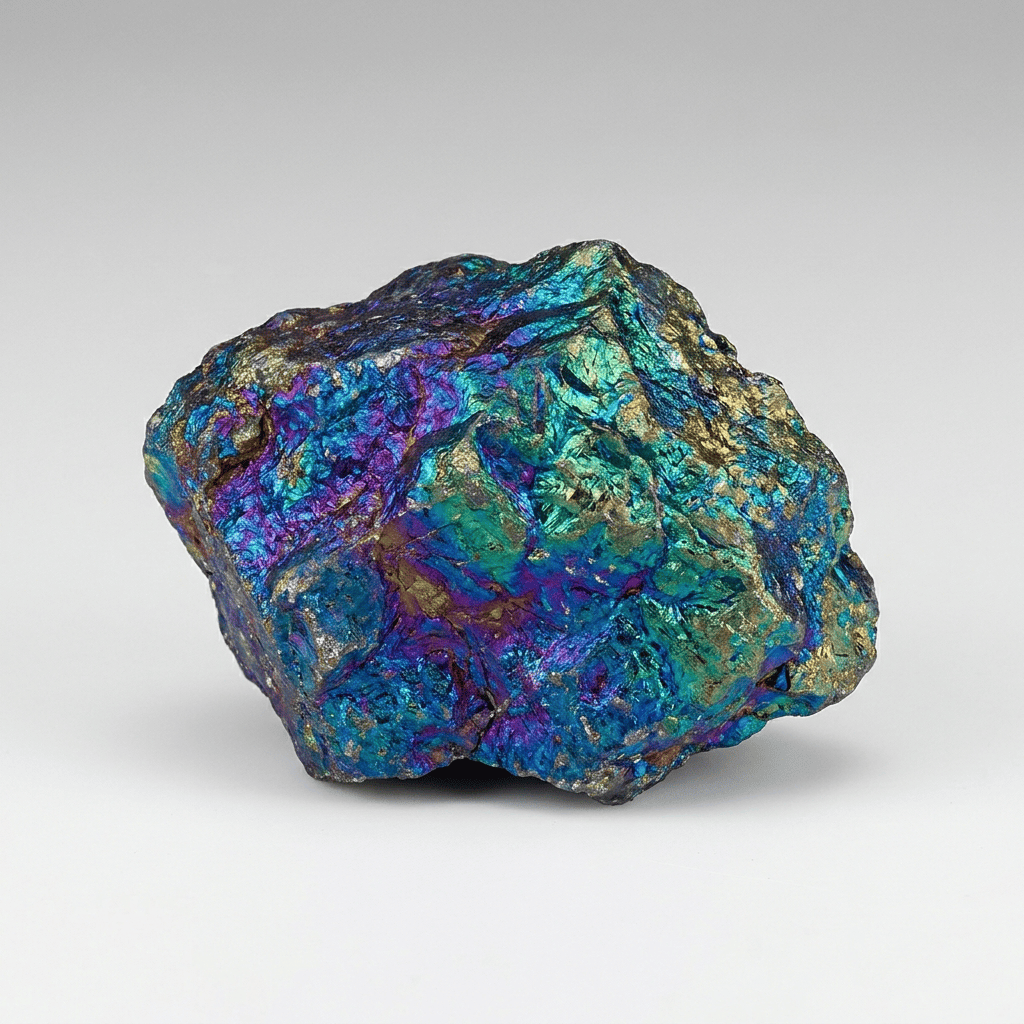 Chalcopyrite Peacock Ore Rough | The Harmony Store Rough Stone