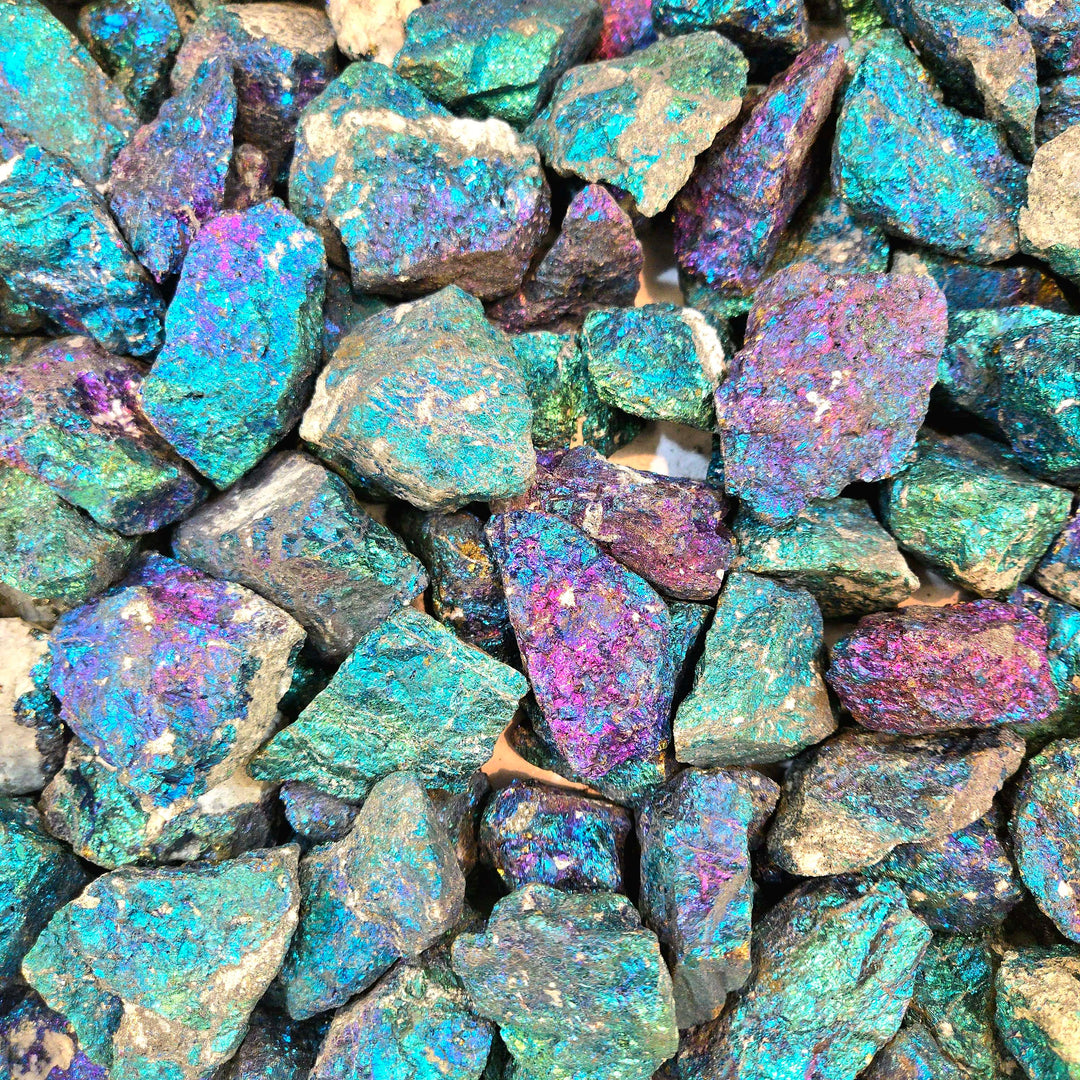 Blue Chalcopyrite Rough | The Harmony Store Raw Crystal