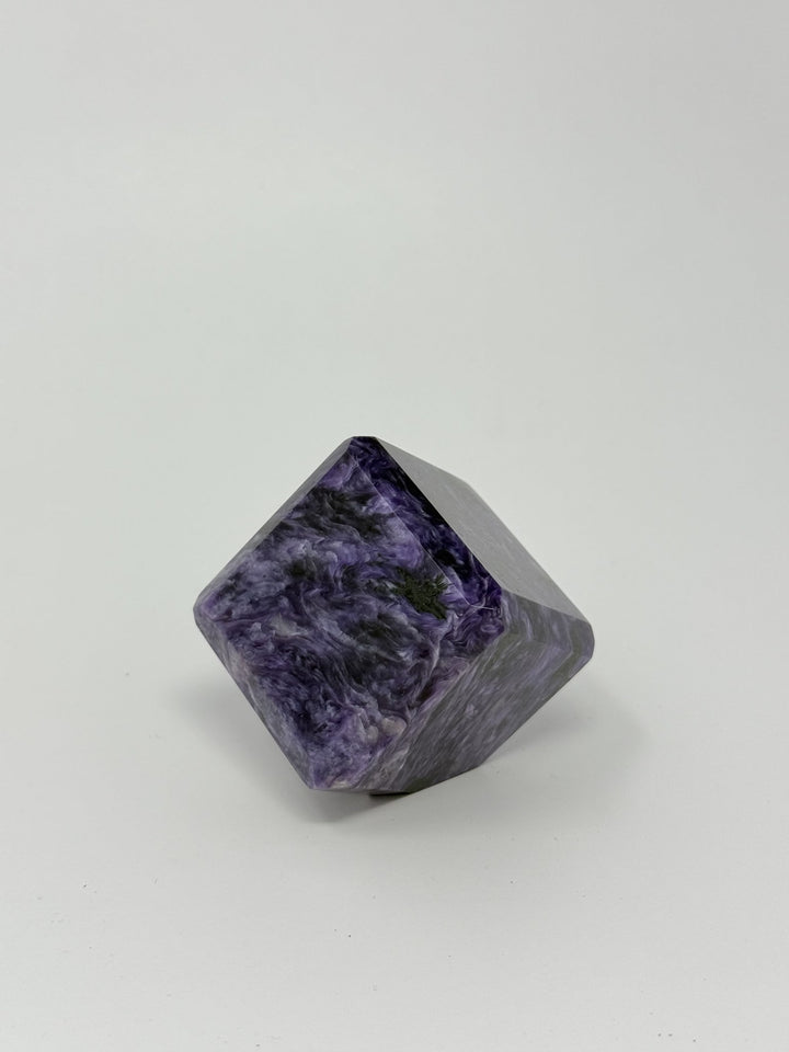 Charoite Cube from Russia | The Harmony Store