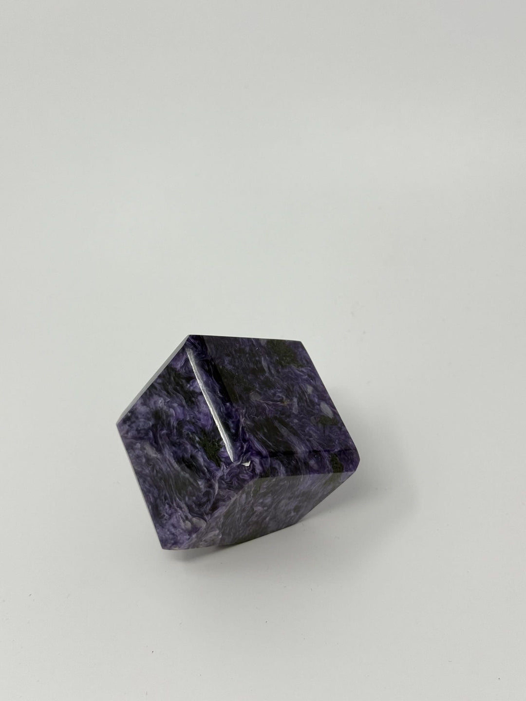 Charoite Cube from Russia | The Harmony Store Cube