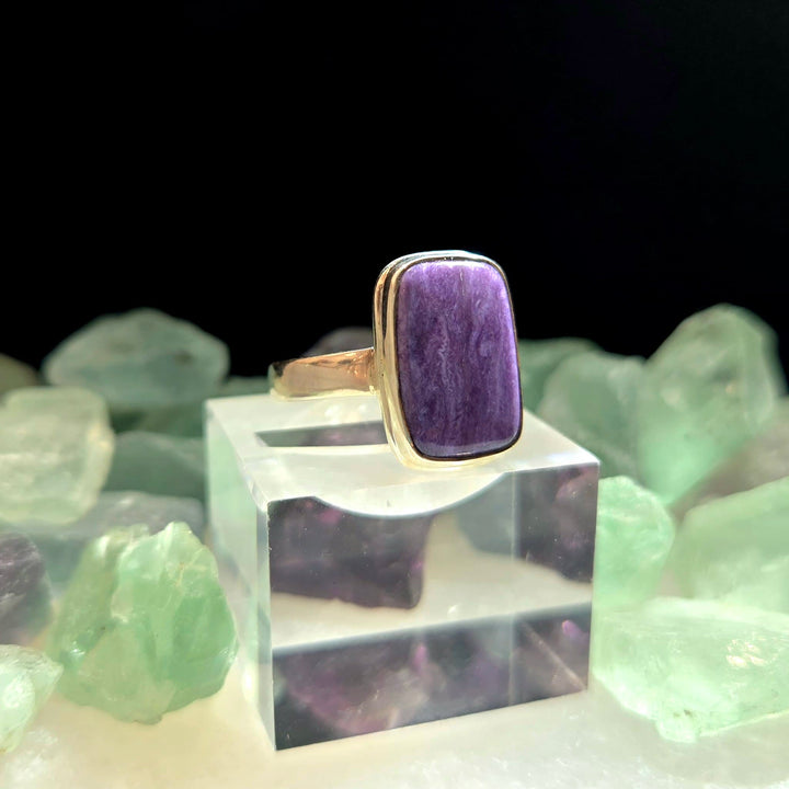 Charoite Sterling Silver Ring | The Harmony Store Ring