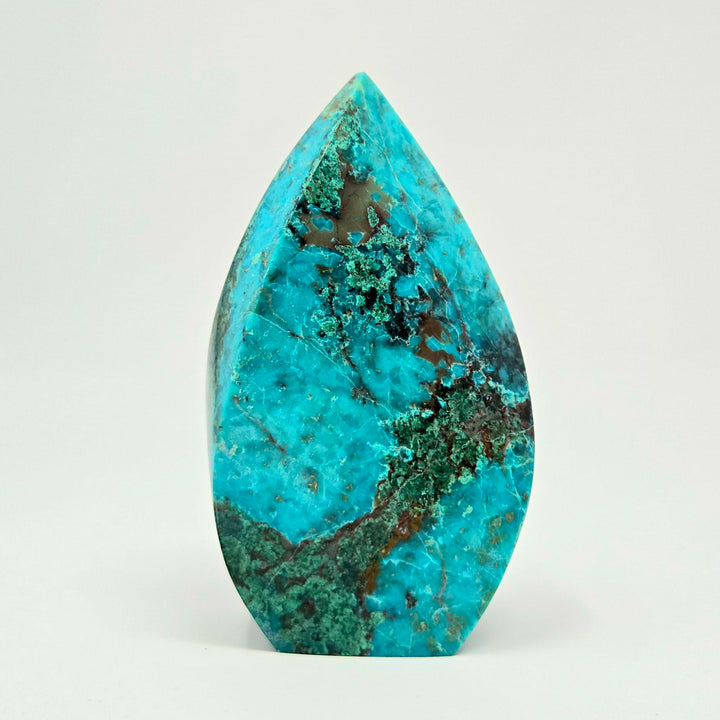 Chrysocolla Flame Crystal | The Harmony Store chrysocolla
