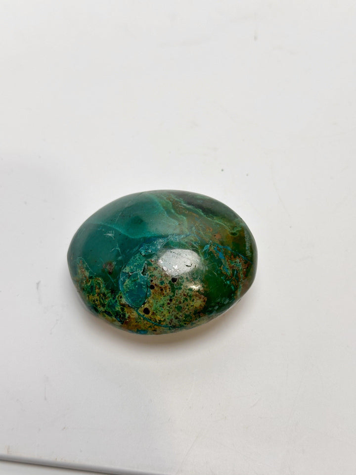 Chrysocolla Palm Stone | The Harmony Store Palm Stone