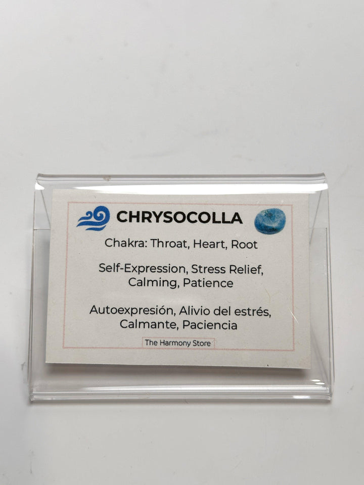 Chrysocolla Palm Stone | The Harmony Store Palm Stone