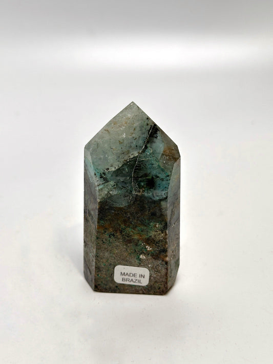 Chrysocolla Tower and Obelisk from Brazil