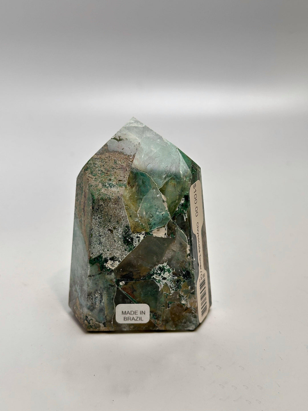 Chrysocolla Tower Obelisk Brazil | The Harmony Store Tower
