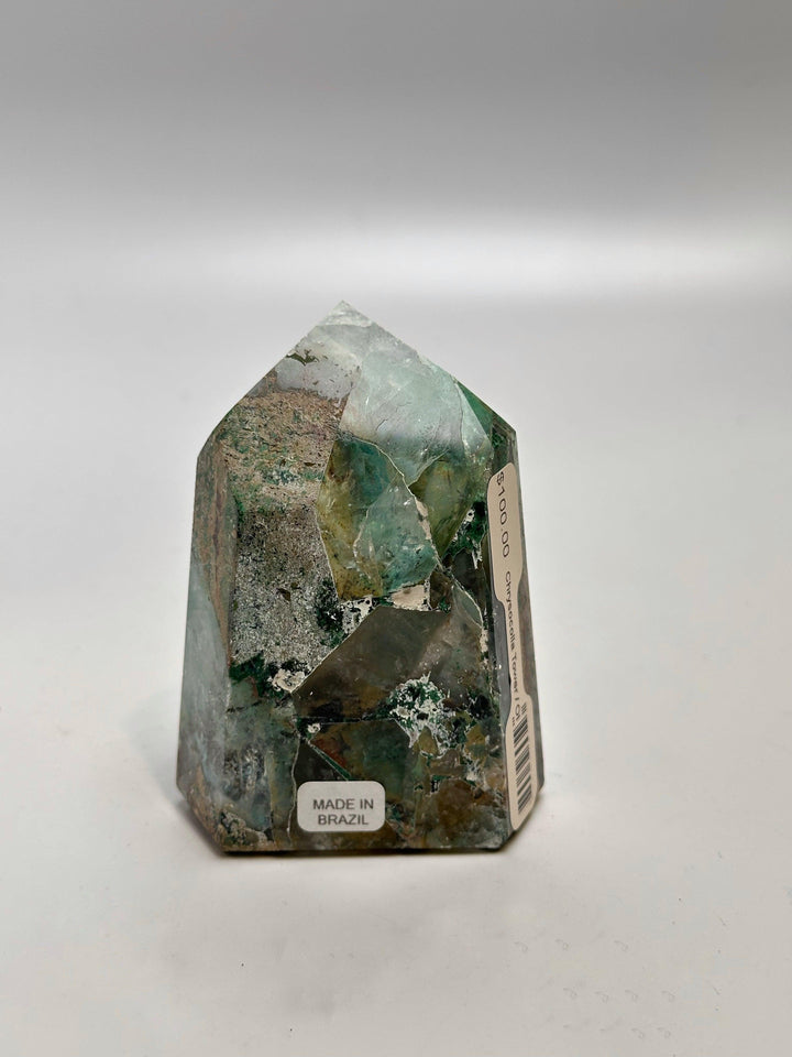 Chrysocolla Tower Obelisk Brazil | The Harmony Store Tower