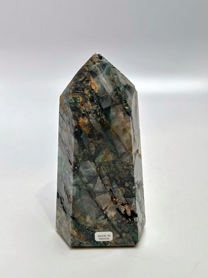 Chrysocolla Tower Obelisk Brazil | The Harmony Store Tower