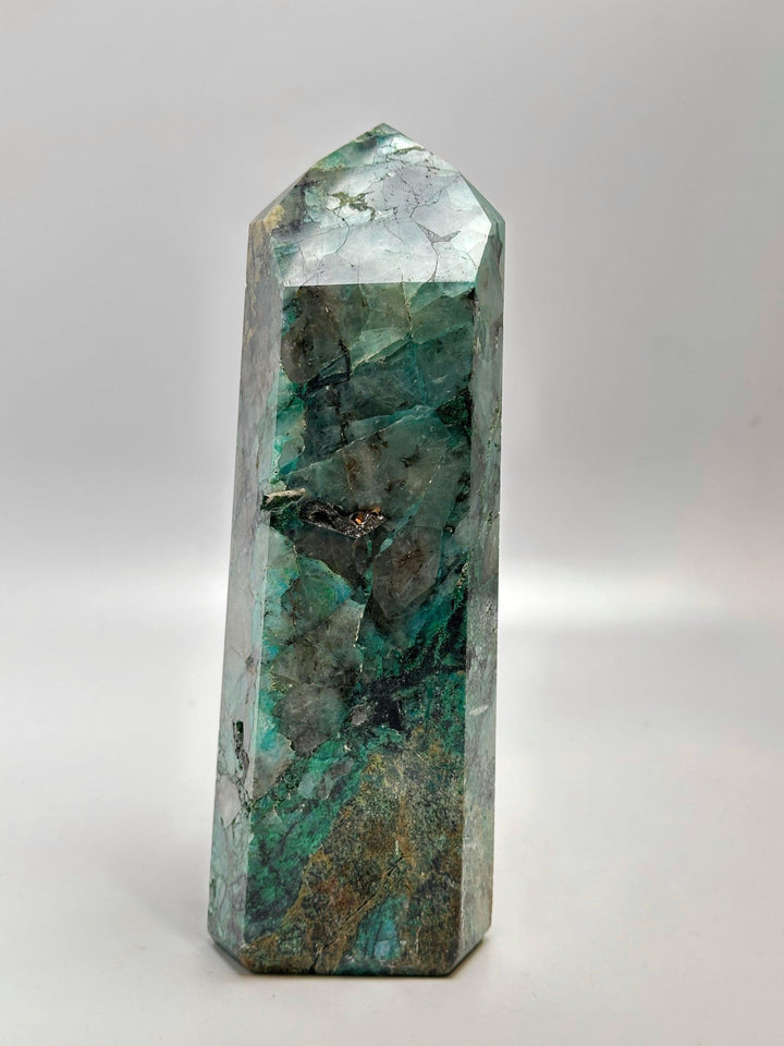 Chrysocolla Tower Obelisk Brazil | The Harmony Store Tower