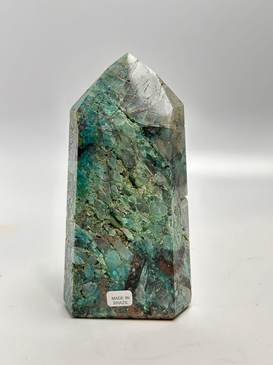 Chrysocolla Tower Obelisk Brazil | The Harmony Store Tower