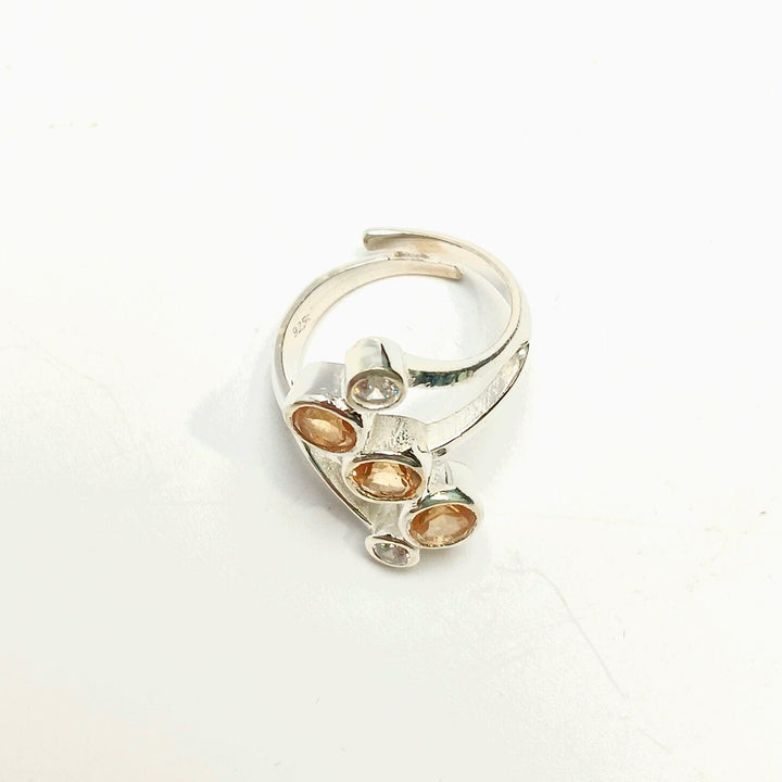 Citrine Adjustable Sterling Silver Ring | The Harmony Store Ring