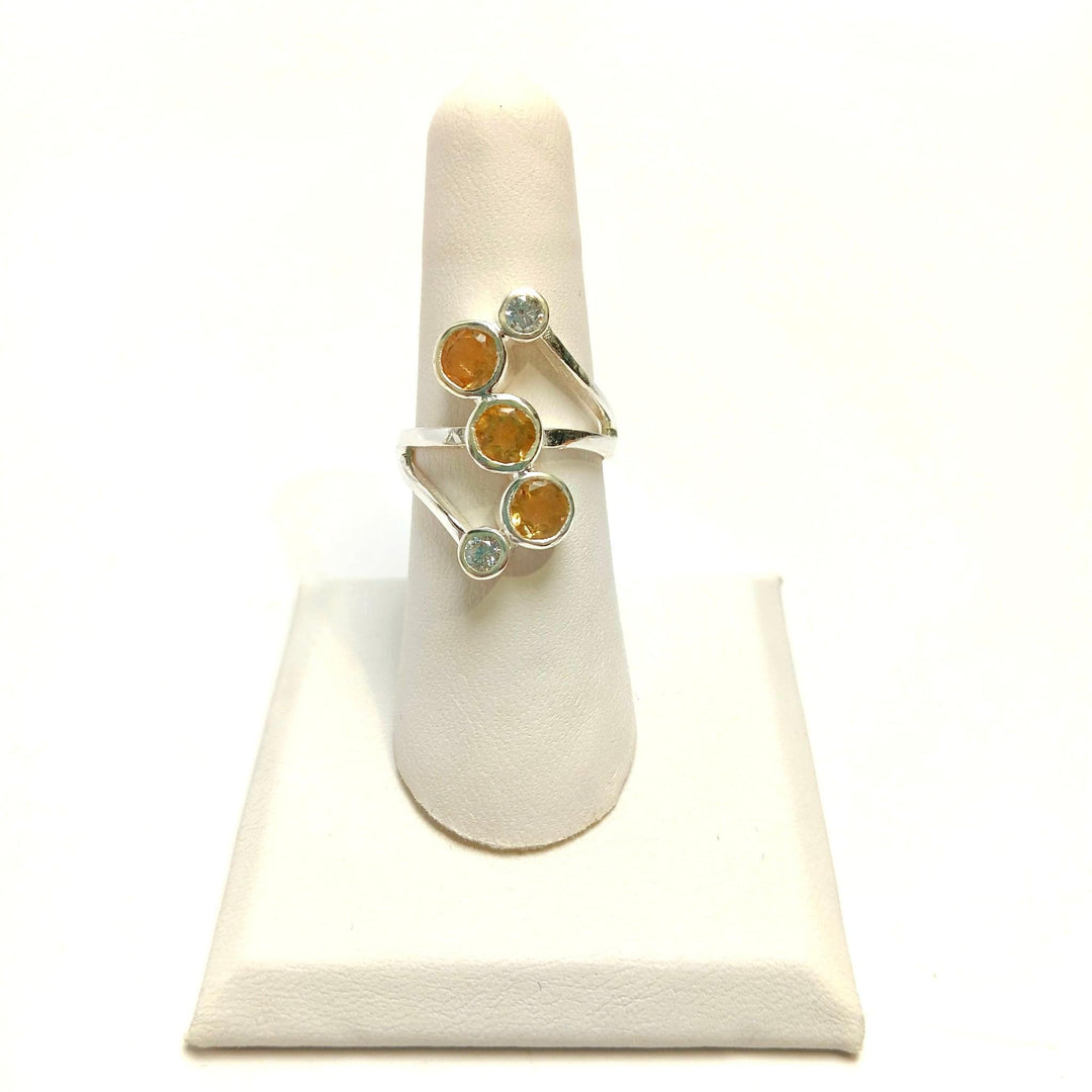 Citrine Adjustable Sterling Silver Ring | The Harmony Store Ring