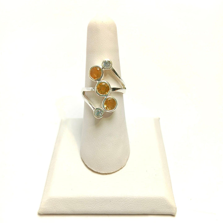 Citrine Adjustable Sterling Silver Ring | The Harmony Store Ring