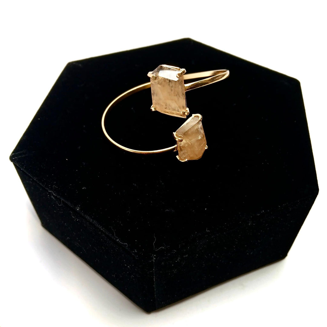 Citrine Dual Faceted Bracelet | The Harmony Store Bracelet