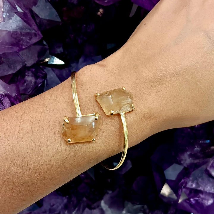 Citrine Dual Faceted Bracelet | The Harmony Store Bracelet