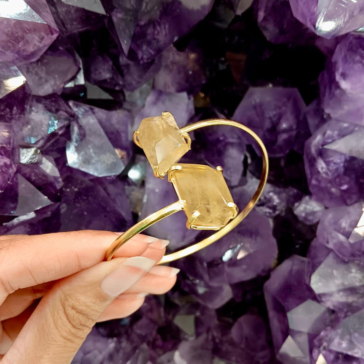 Citrine Dual Faceted Bracelet | The Harmony Store Bracelet