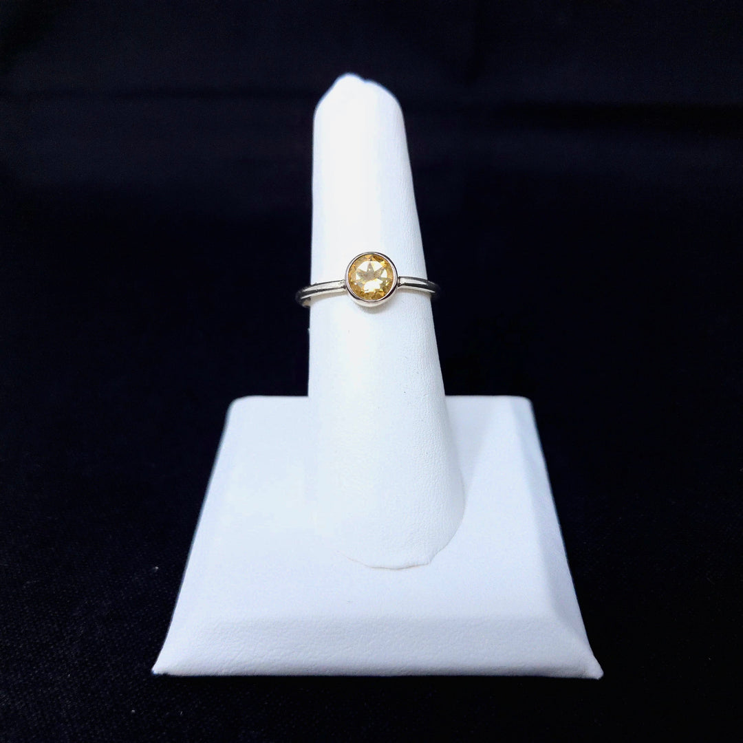 Citrine Faceted 925 Silver Ring | The Harmony Store Ring