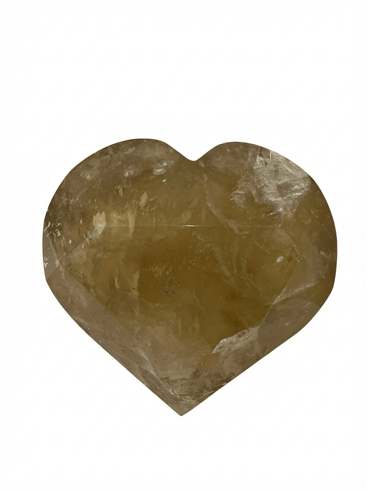Citrine Faceted Heart | The Harmony Store Heart
