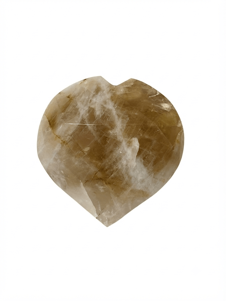 Citrine Faceted Heart | The Harmony Store Heart