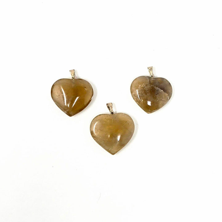 Citrine Heart Pendant | The Harmony Store Pendant