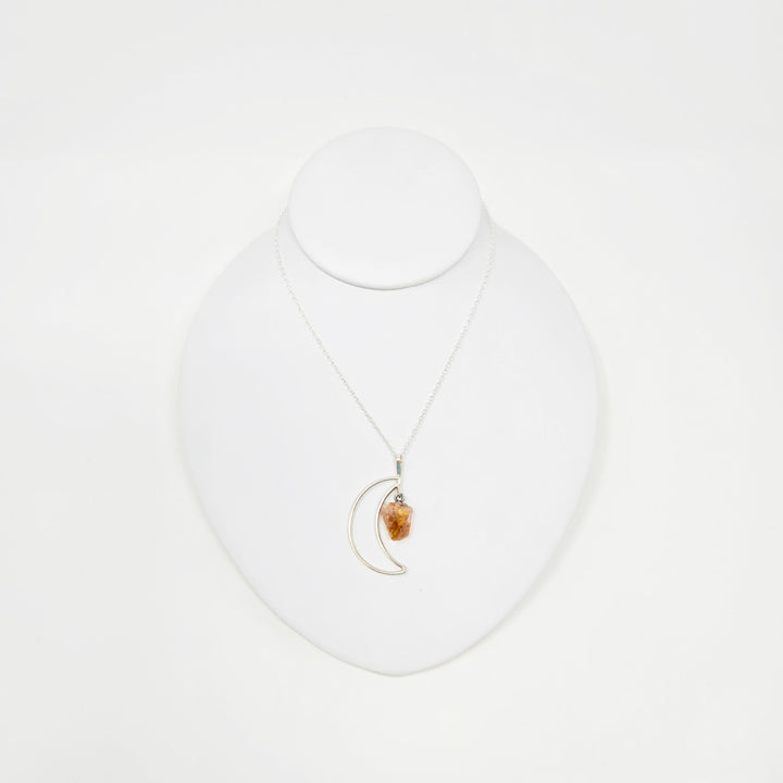 Citrine Moon Dangle Pendant | The Harmony Store Pendant
