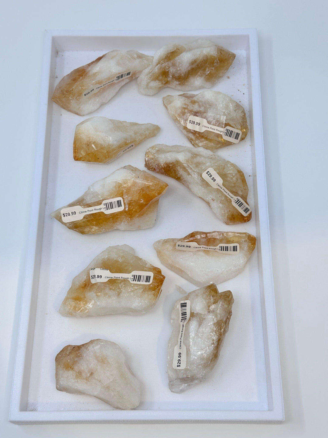 Large Citrine Point Rough Crystal | The Harmony Store Citrine : Large