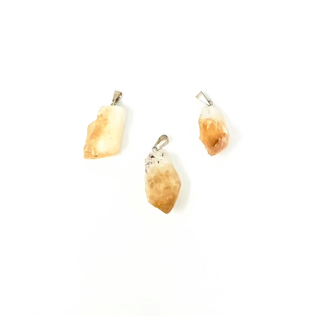 Citrine Rough Pendant, Small | The Harmony Store Pendant