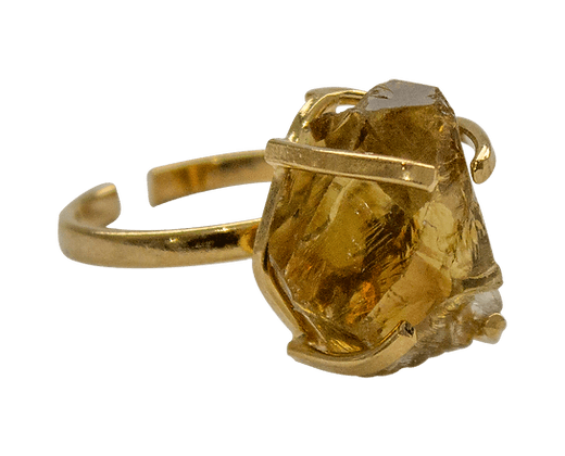 Citrine Simple Band Ring | The Harmony Store Ring