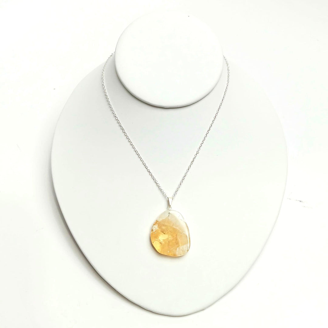Citrine Slice Pendant | The Harmony Store Pendant